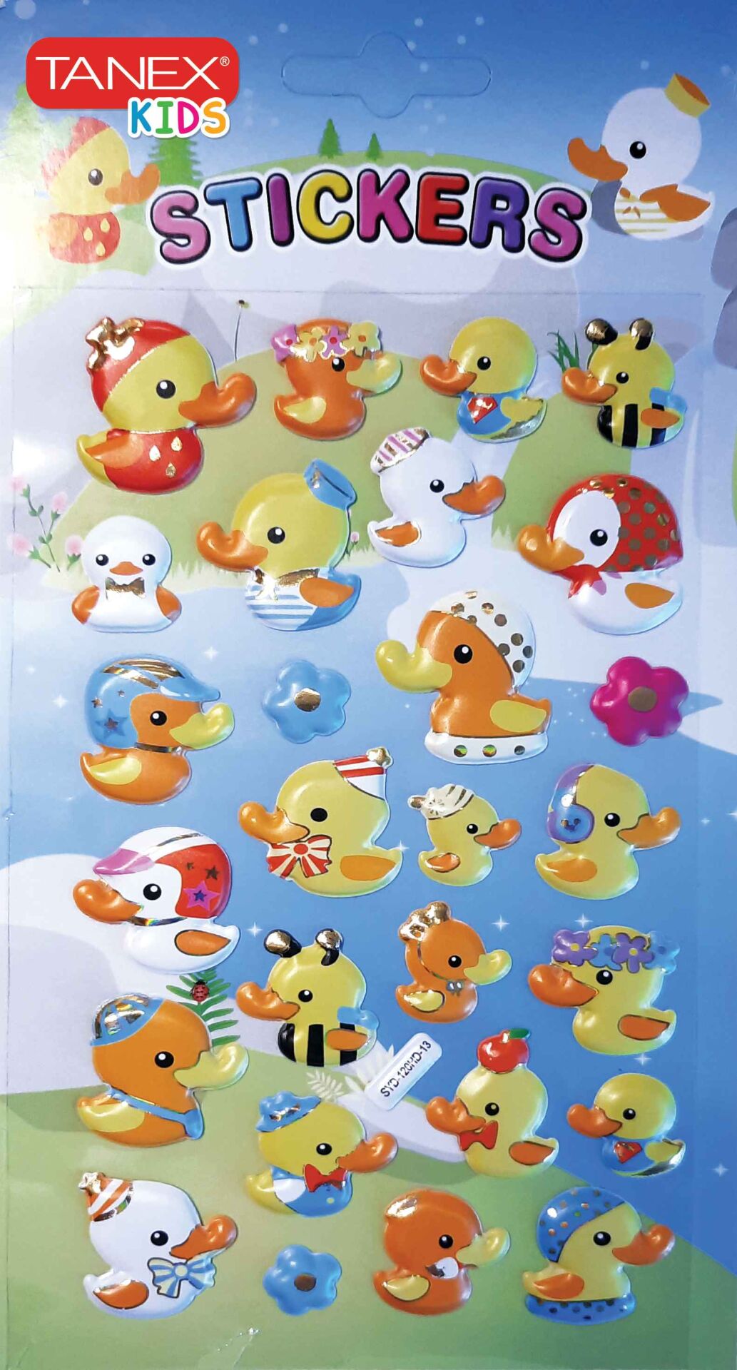 Tanex Tnx-26159 Sempatik Ördekler Serisi 3D Etiketi