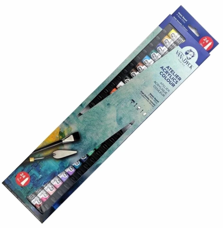 Van Dyck Atelier Akrilik Boya 24 Renk Set