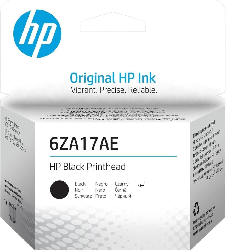 Hp 6ZA17AE Siyah Baskı Kafası 500/600 Serisi
