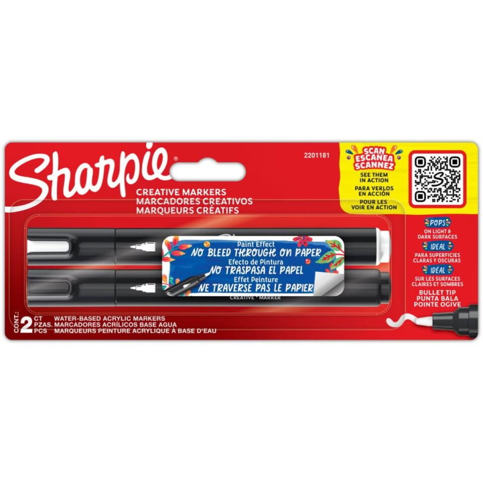 Sharpie Permanent Fine Yuvarlak Uç 2 Li