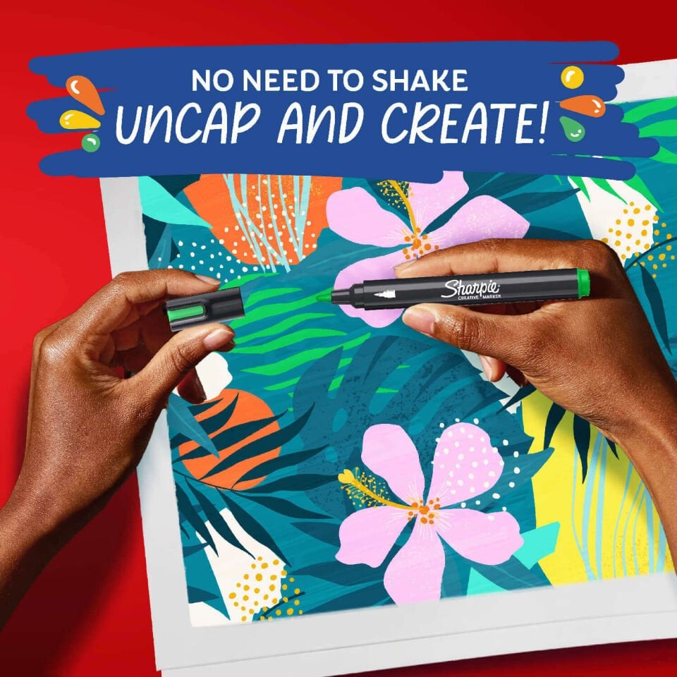 Sharpie Permanent Fine Fırça Uç 5 Li