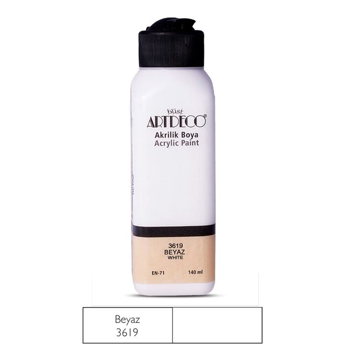 Artdeco Akrilik Boya 140 Ml Beyaz 3619