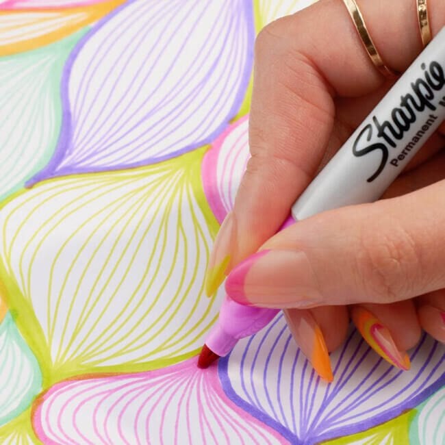 Sharpie Permanent Fine 18 Li Balık