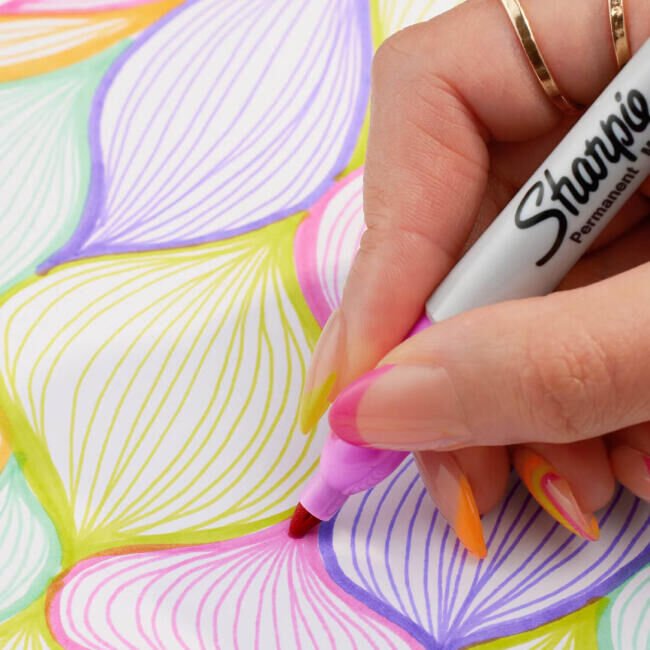 Sharpie Permanent Fine 18 Li Balık