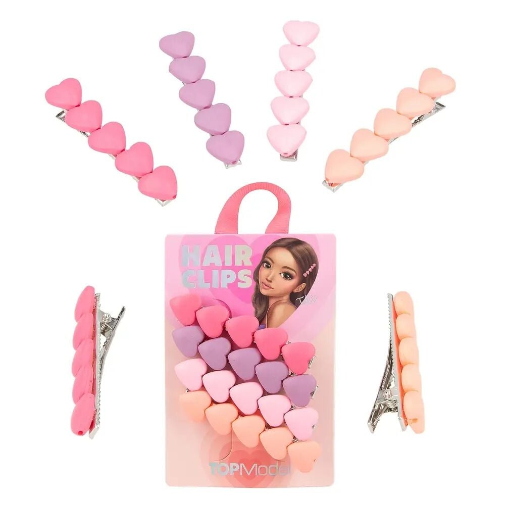 Top Model Hairclip Hearts Set Beauty And Me