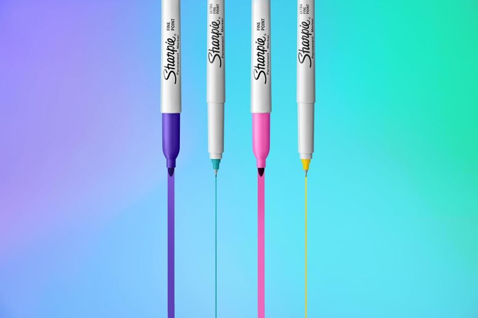 Sharpie Permanent Fine 5 Li Glam Pop