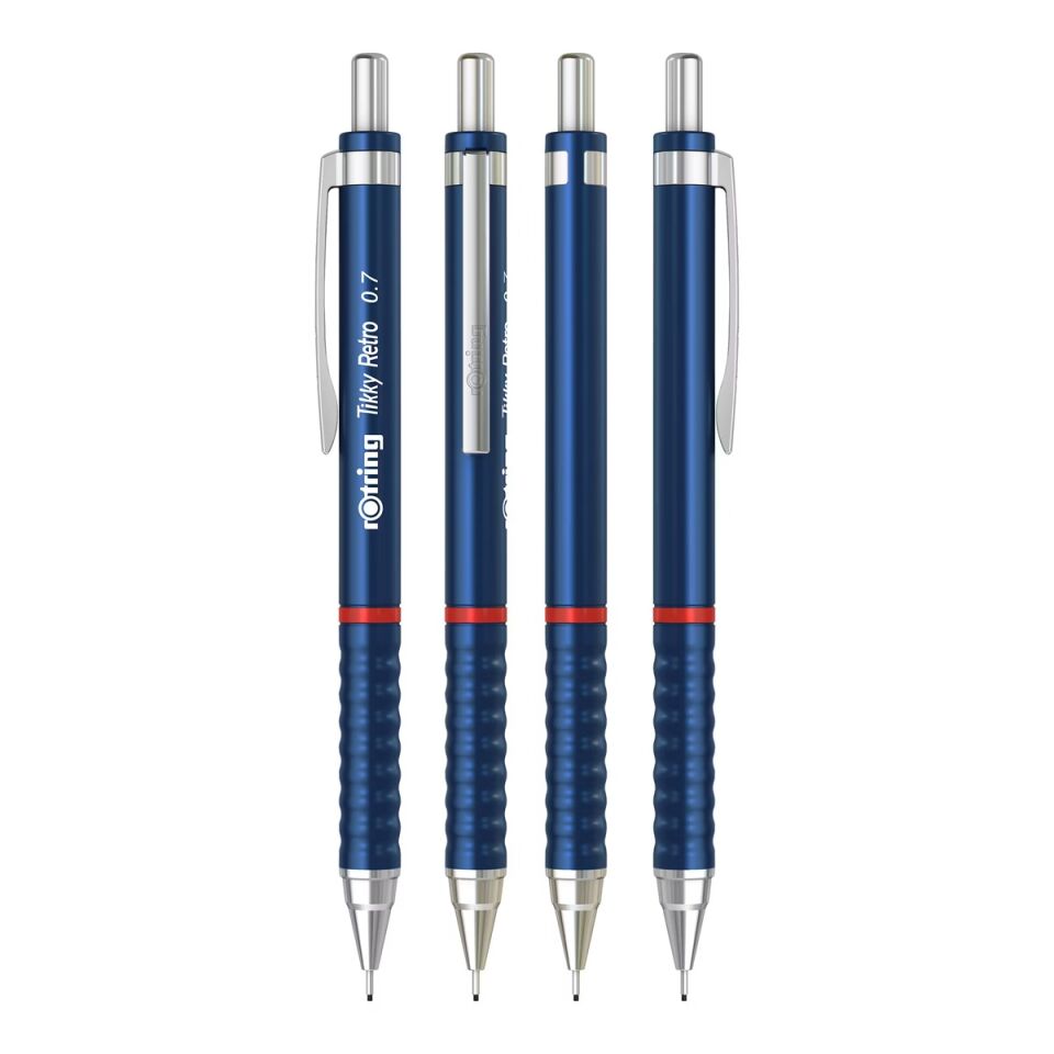 Rotring Versatil Tikky Retro Metalik Mavi 0.7 Mm