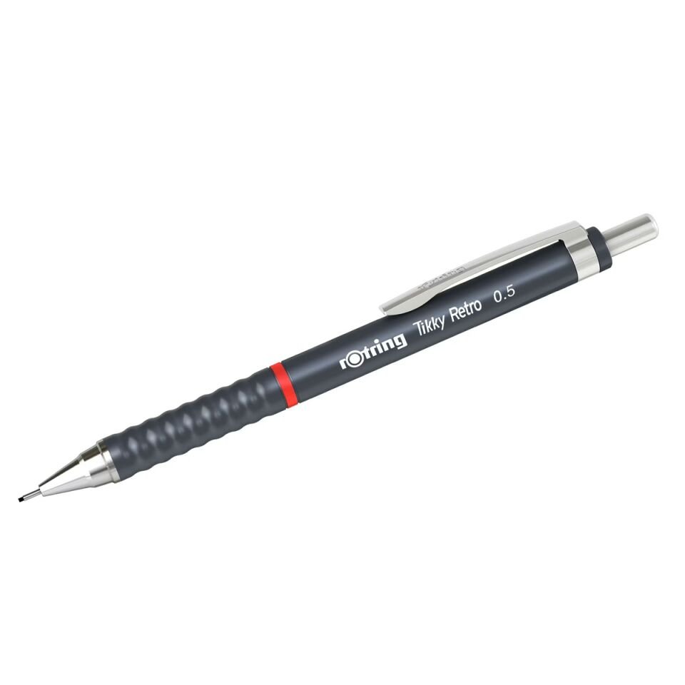 Rotring Versatil Tikky Retro Metalik Gri 0.7 Mm