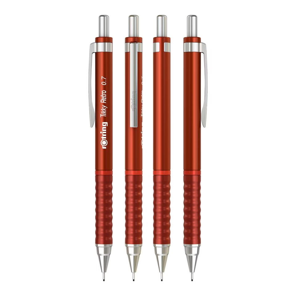 Rotring Versatil Tikky Retro Metalik Kırmız 0.7 Mm