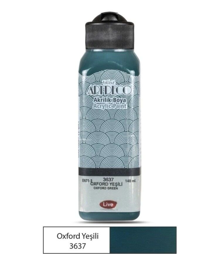 Artdeco Akrilik Boya 140 Ml Oxford Yeşili 3637