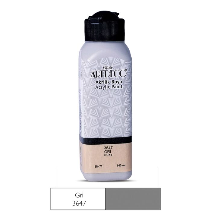 Artdeco Akrilik Boya 140 Ml Gri 3647