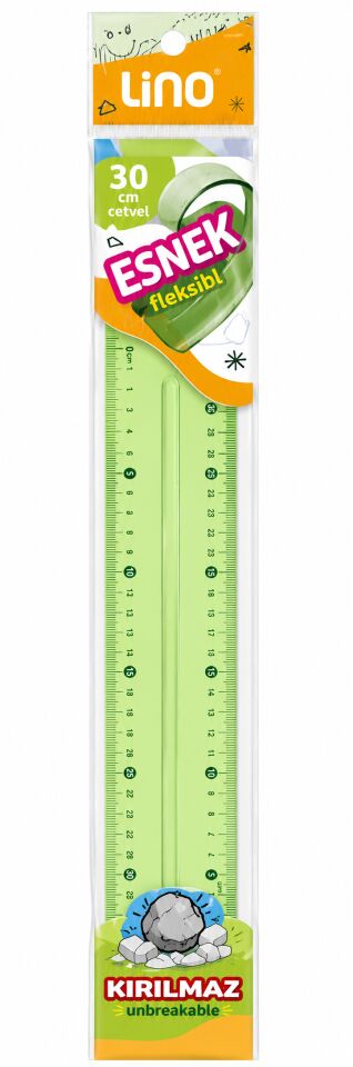 Lino Esnek Flexible Cetvel 30 Cm