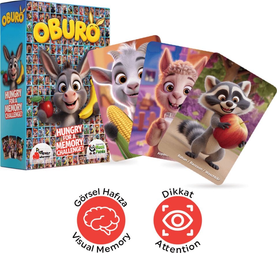 Playever Oburo Görsel Hafızayı Geliştiren Kart Oyunu