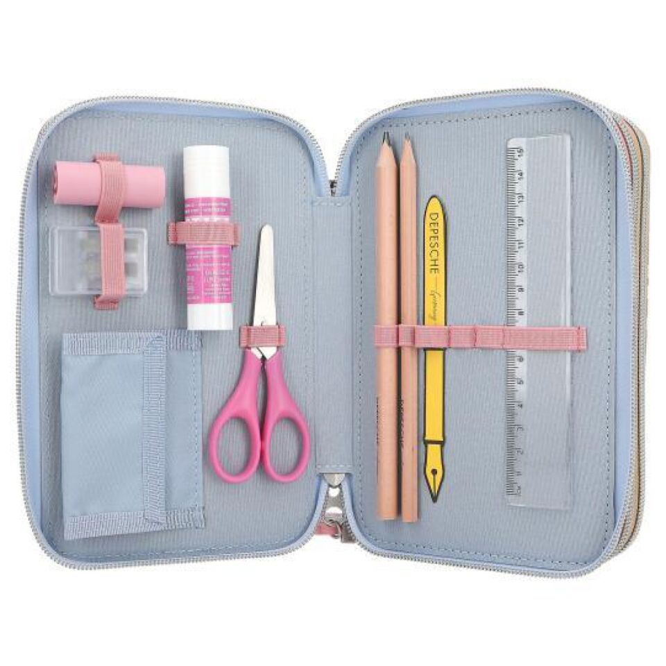 Top Model Triple Pencil Case Team Teddy