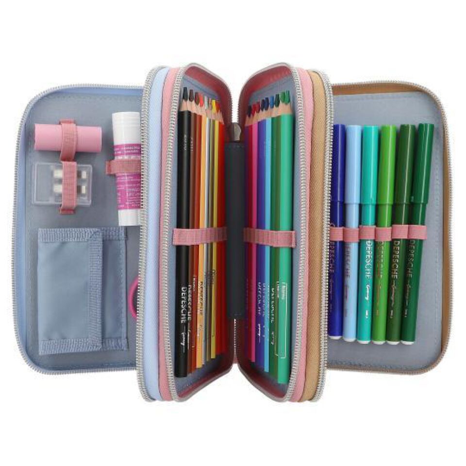 Top Model Triple Pencil Case Team Teddy