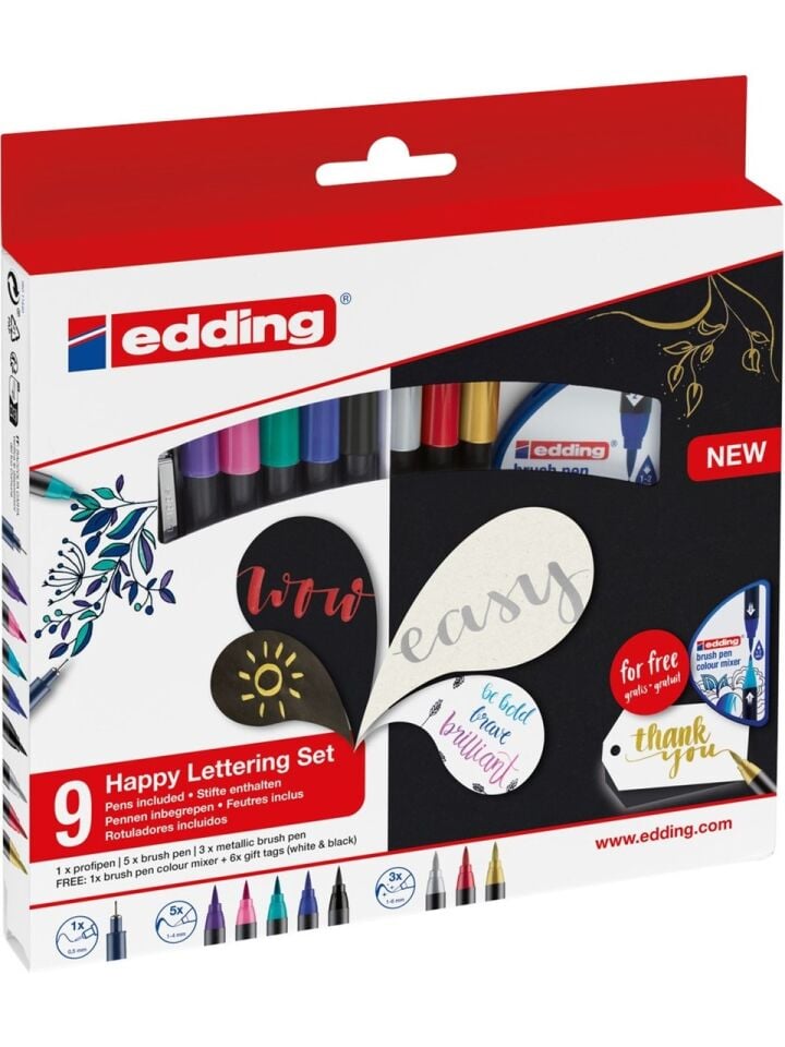 Edding Happy Letterıng Set