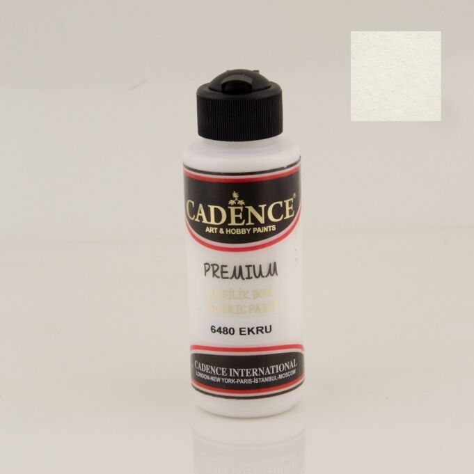 Cadence Premium Akrilik Boya 6480 Ekru 120 Ml