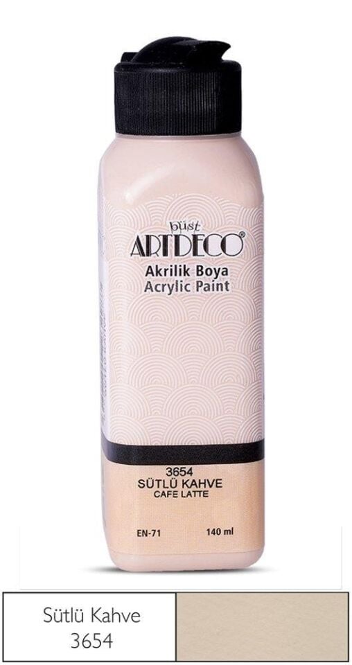 Artdeco Akrilik Boya 140 Ml Sütlü Kahve 3654