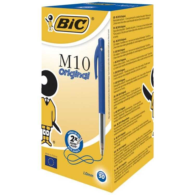 Bic Basmalı Tükenmez Kalem Mavi 50 Li