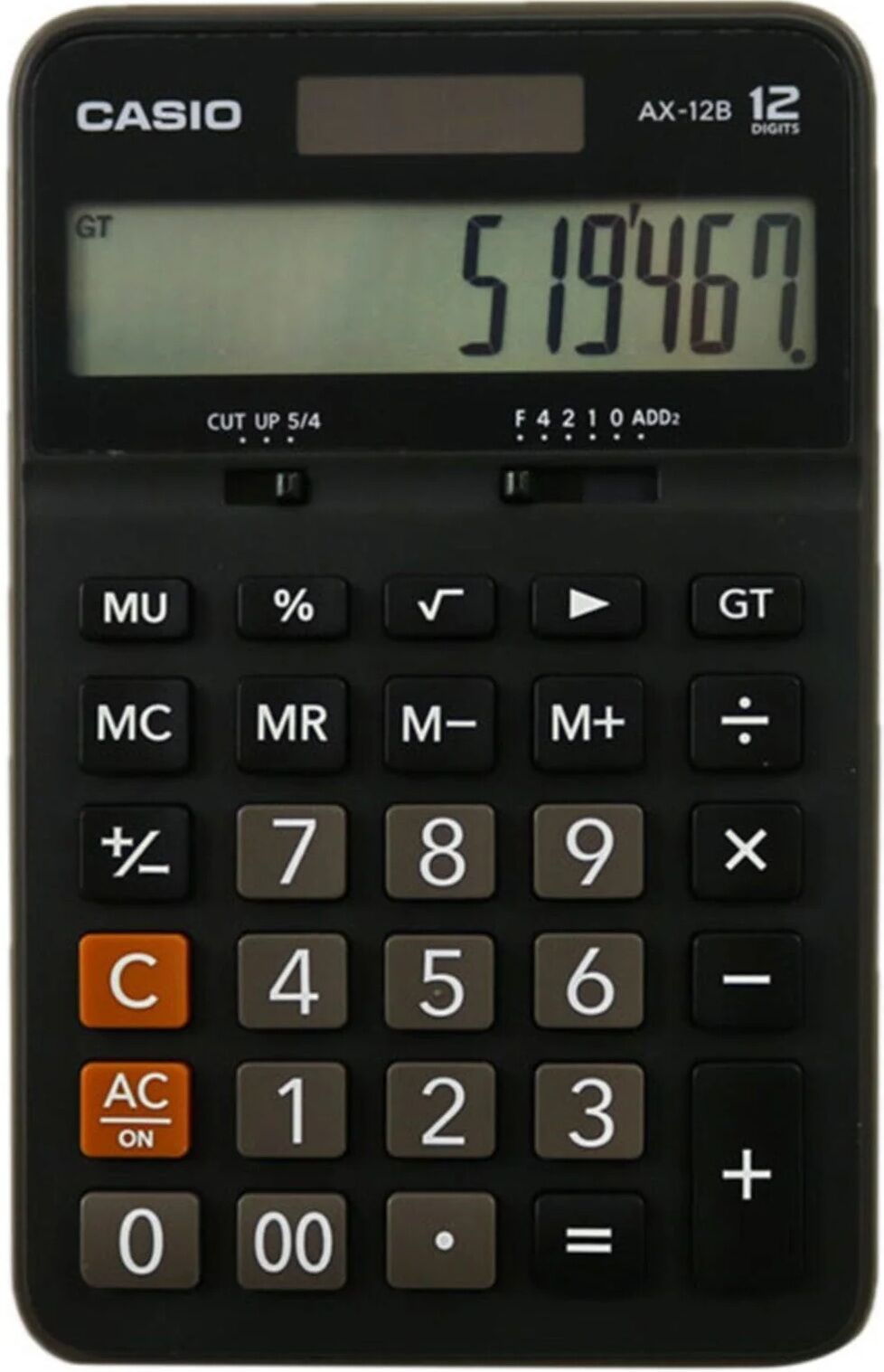 Casio Hesap Makinesi Masaüstü Ax-12B 12 Hane