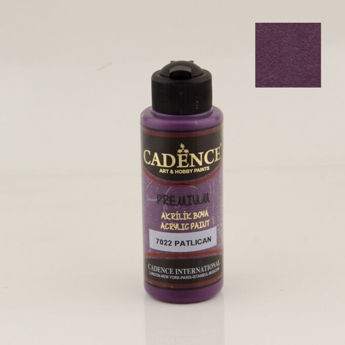 Cadence Premium Akrilik Boya 7022 Patlıcan 120 Ml