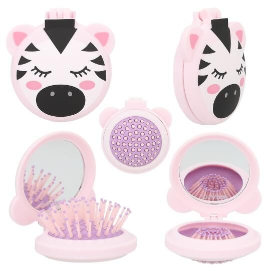 Top Model Folding Hairbrush With Mirror