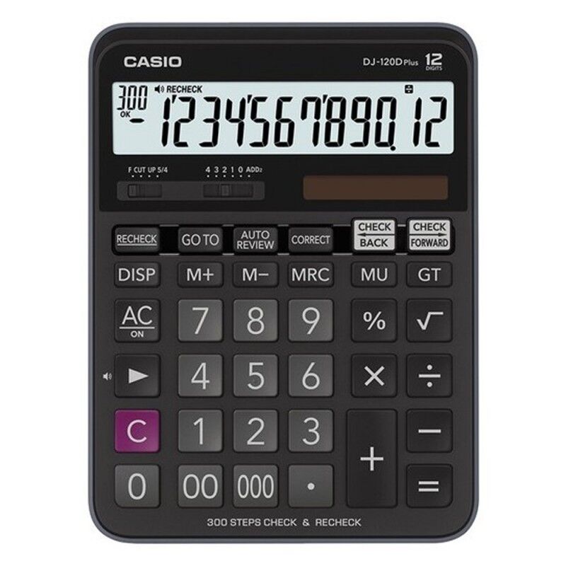 Casio Hesap Makinesi Masaüstü Dj-120D Plus 12 Hane