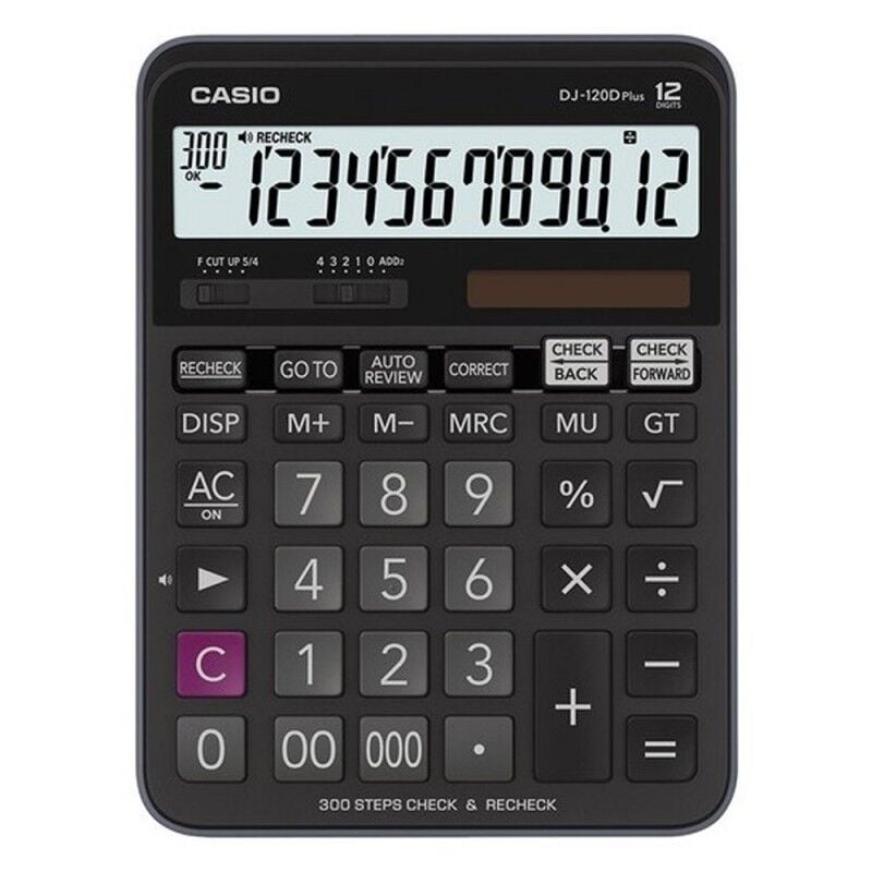 Casio Hesap Makinesi Masaüstü Dj-120D Plus 12 Hane