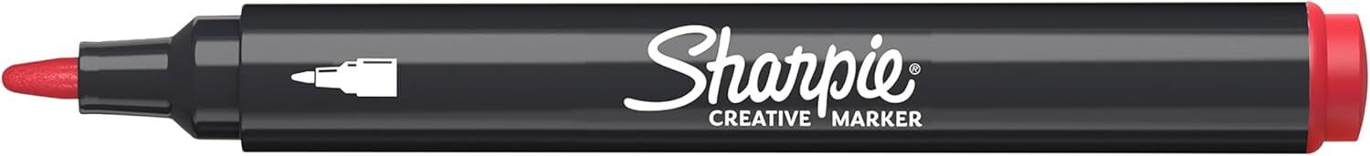 Sharpie Akrilik Markör Yuvarlak Uç Kırmızı