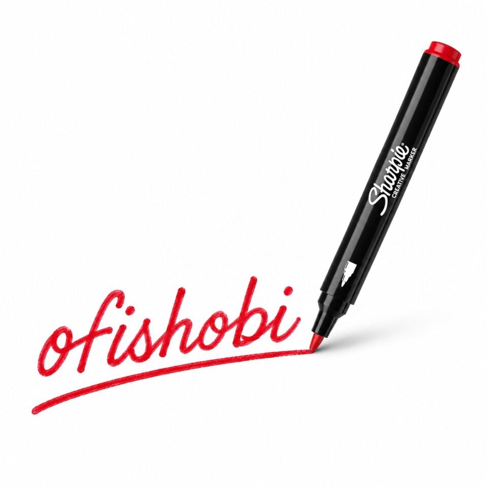 Sharpie Akrilik Markör Yuvarlak Uç Kırmızı