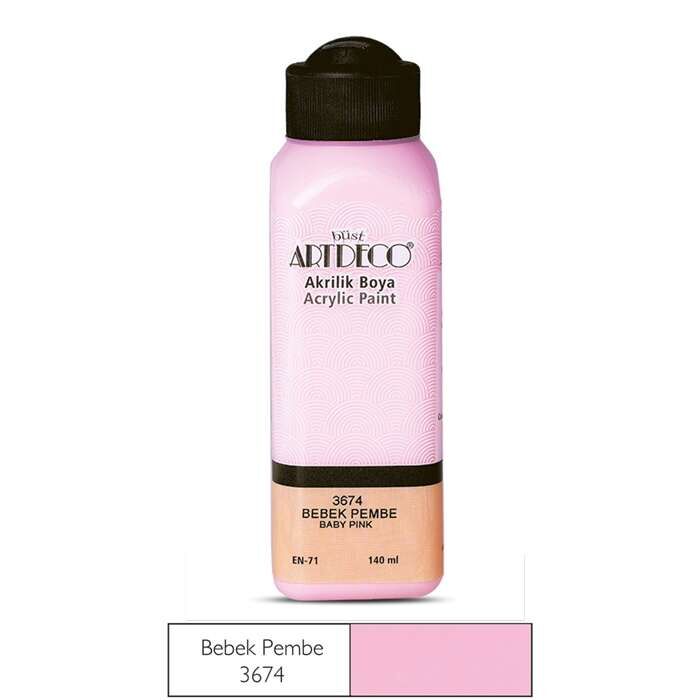Artdeco Akrilik Boya 140 Ml Bebek Pembe 3674