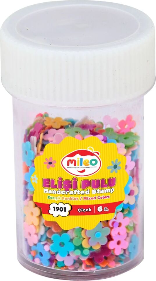 Mas Elişi Pulu Karışık Renkli 6 Gr Çiçek