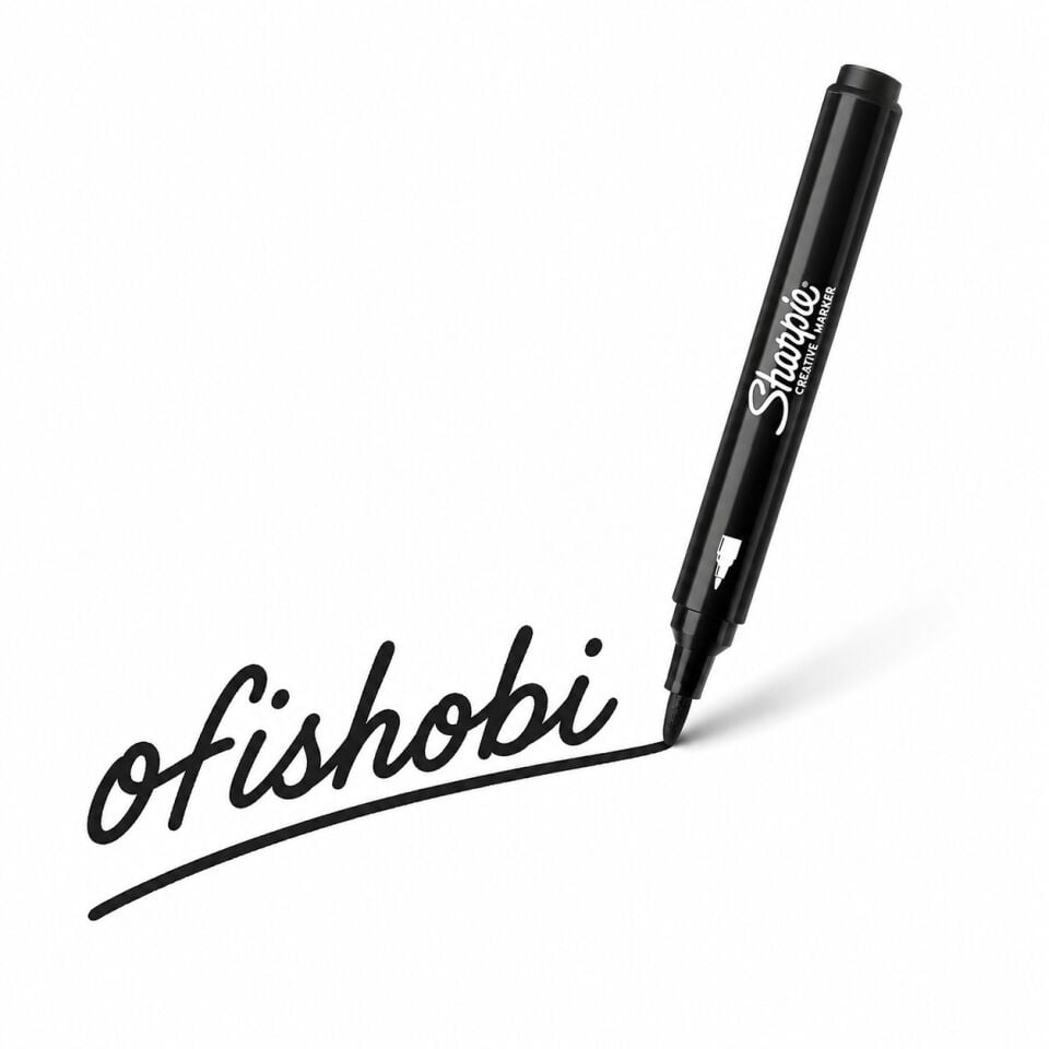 Sharpie Akrilik Markör Yuvarlak Uç Siyah
