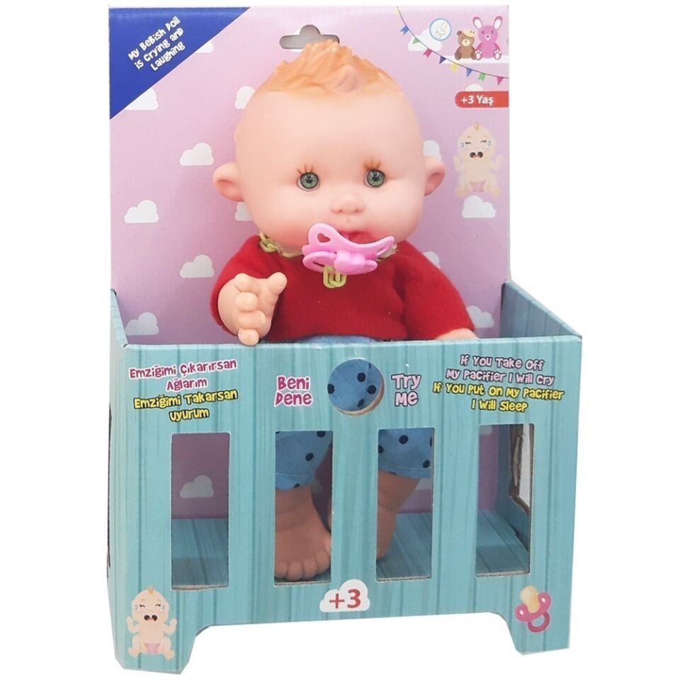 Ağlayan Gülen Bebiş Bebek 32 Cm