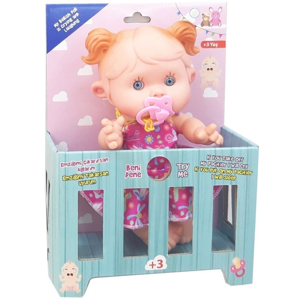 Ağlayan Gülen Bebiş Bebek 32 Cm