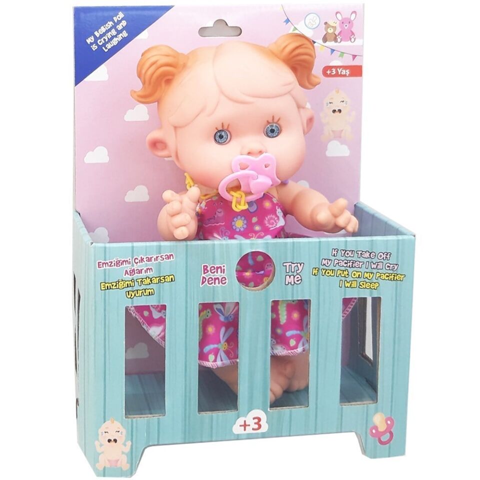 Ağlayan Gülen Bebiş Bebek 32 Cm