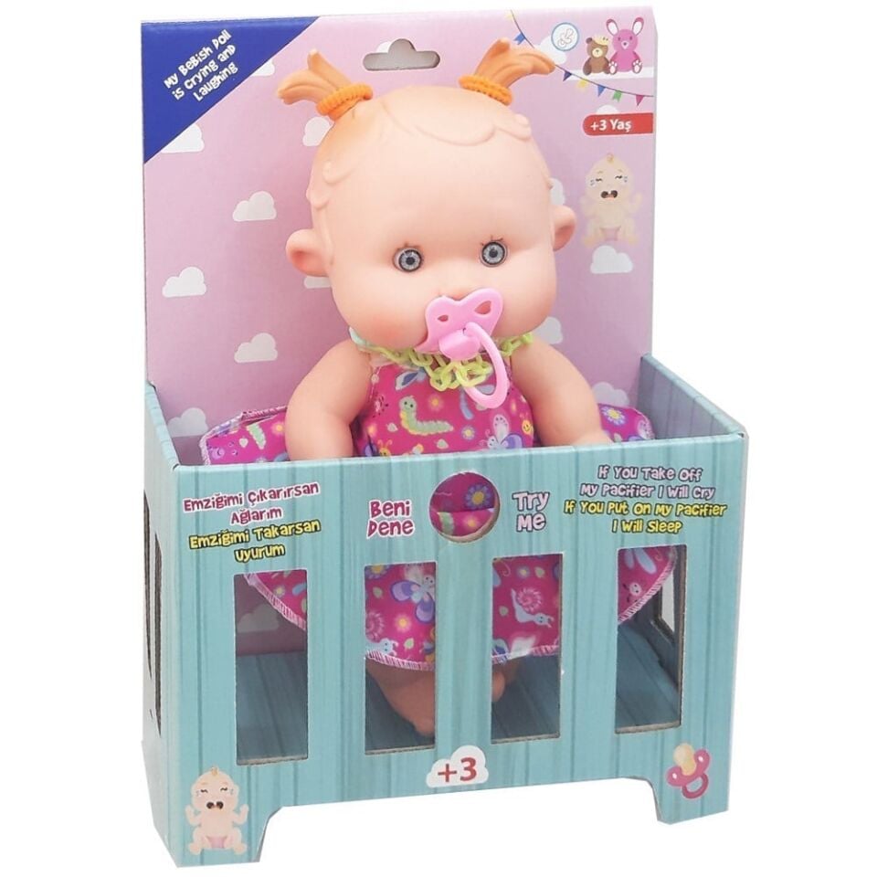 Ağlayan Gülen Bebiş Bebek 32 Cm