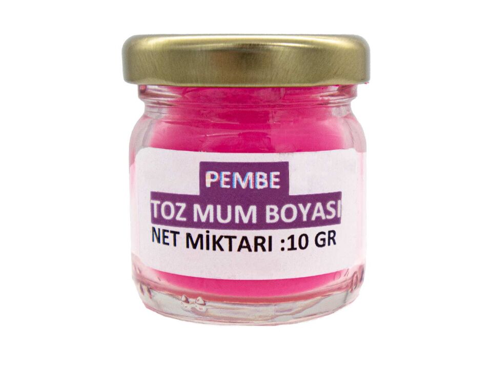 Kmy Pembe Toz Mum Boyası 10 Gr