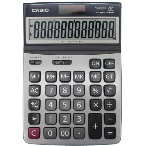 Casio Hesap Makinesi Masaüstü Dx-120St 12 Hane