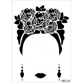 Cadence Kadın Silüet Stencil Wc01 21X29