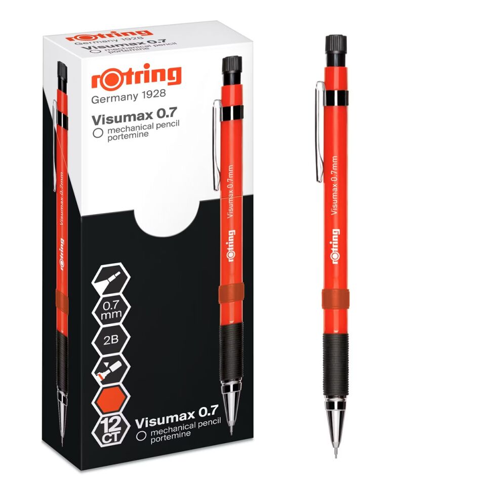 Rotring Versatil Visumax 0.7 Kırmızı