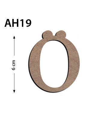 Okutan Ahşap 6 Cm Ö Harfi
