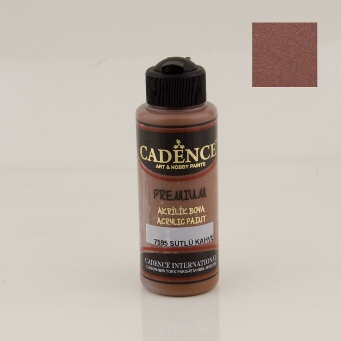 Cadence Premium Akrilik Boya 7595 Sütlü Kahve 120 Ml