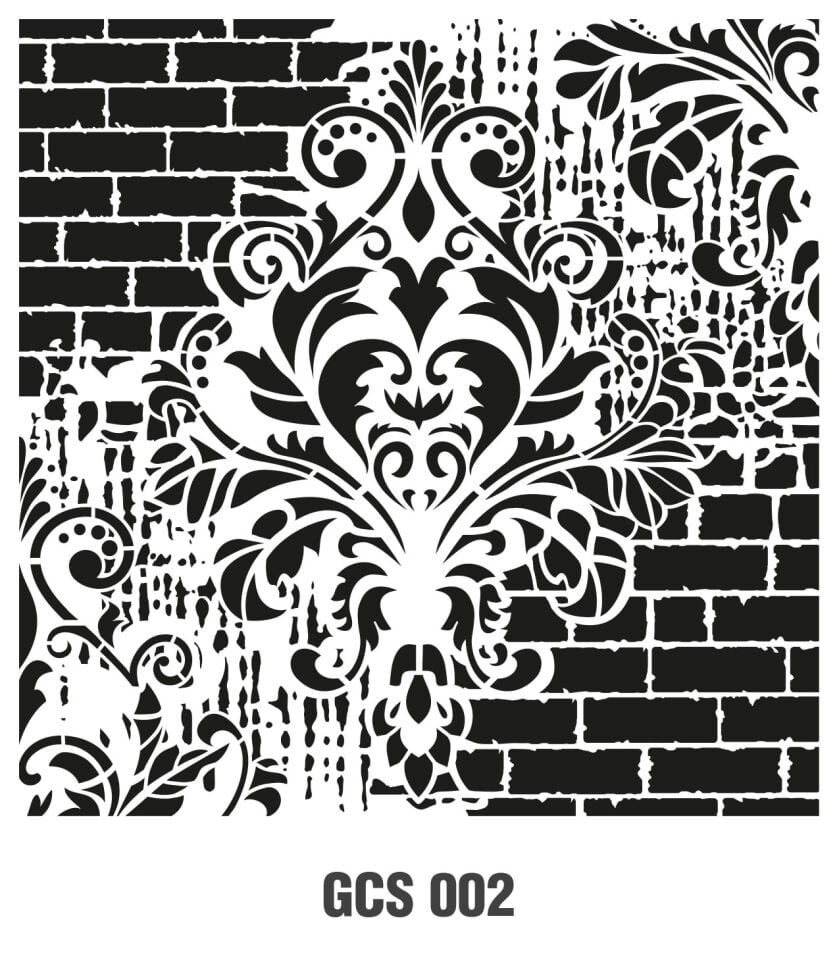 Cadence Grunge Stencil Gcs-02 45X45