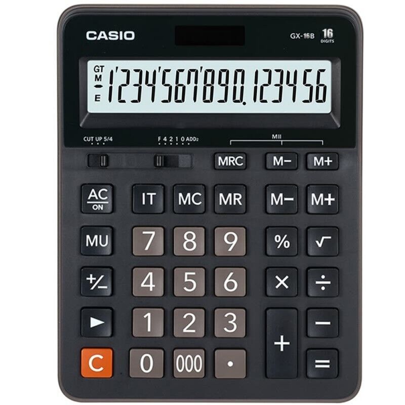 Casio Hesap Makinesi Masaüstü Gx-16B 16 Hane