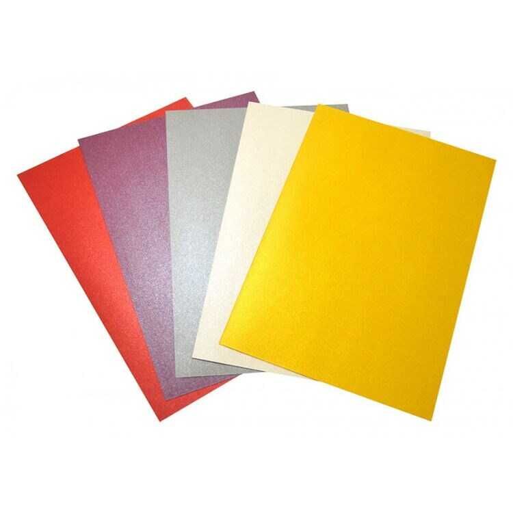 Lino Sedefli Karton 230 Gr 5 Renk 10 Lu