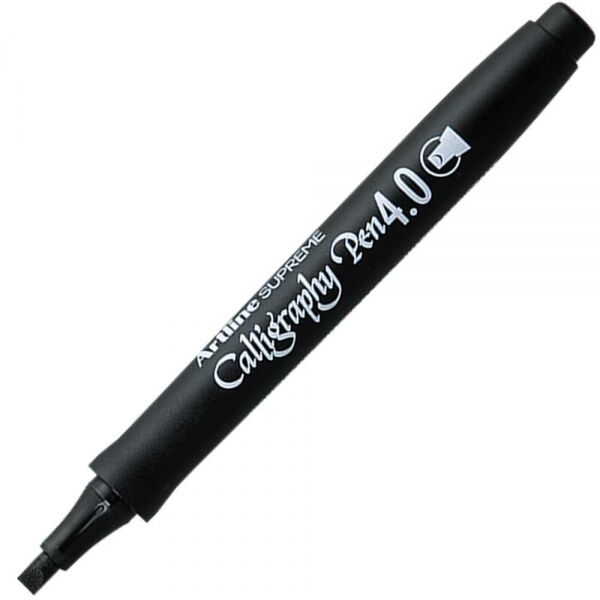 Artline Supreme Calligraphy Pen 4.0 Kaligrafi Kalemi Uç:4,0mm Siyah