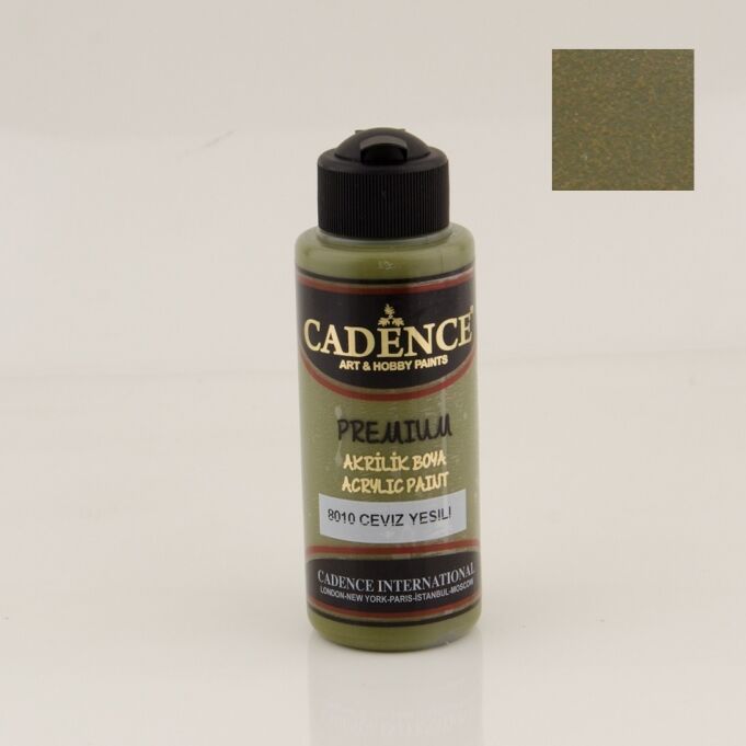 Cadence Premium Akrilik Boya 8010 Ceviz 120 Ml