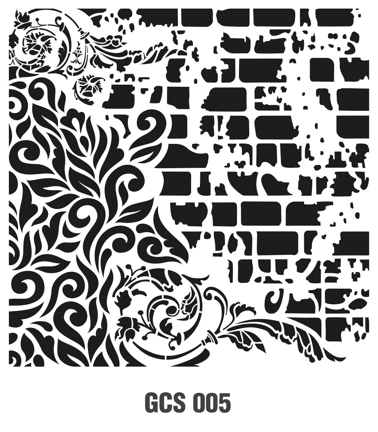 Cadence Grunge Stencil Gcs-05 45X45