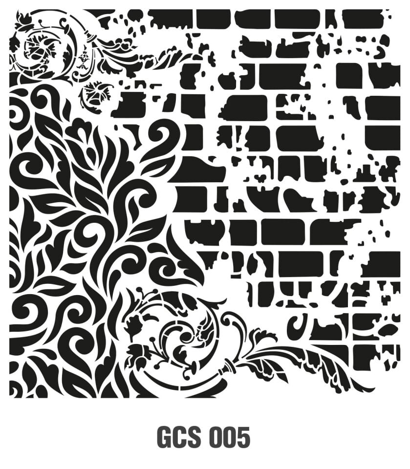 Cadence Grunge Stencil Gcs-05 45X45